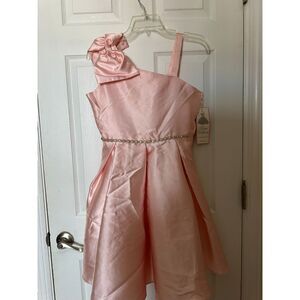 NWT Rare Edition Girl dress baby pink size 16